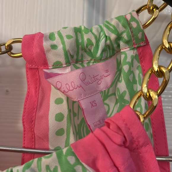 Lilly Pulitzer Pink Ruched Tank Top - Picture 3 of 7